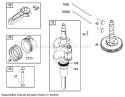 Crankshaft Assembly Engine Diagram and Parts List for 74590 230000001-230999999 - 2003 Toro Lawn Tractor