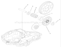 Final Pinion Assembly Diagram and Parts List for 74590 230000001-230999999 - 2003 Toro Lawn Tractor