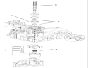 Pump Shaft Assembly Diagram and Parts List for 74590 230000001-230999999 - 2003 Toro Lawn Tractor