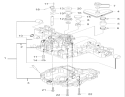 Transaxle Case Assembly Diagram and Parts List for 74590 230000001-230999999 - 2003 Toro Lawn Tractor