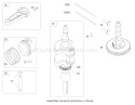 Part Location Diagram of 499591 Briggs and Stratton Piston Assembly (.030 Oversize)