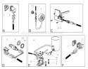 Electrical Switch Assembly Diagram and Parts List for 74590 240000001-240999999 - 2004 Toro Lawn Tractor
