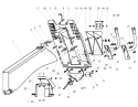 Collector Assembly Diagram and Parts List for 74570 240000001-240999999 - 2004 Toro Lawn Tractor