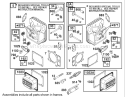 Cylinder Head Assembly Diagram and Parts List for 74590 250000001-250999999 - 2005 Toro Lawn Tractor