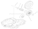 Final Pinion Assembly Transmission Assembly Diagram and Parts List for 74590 250000001-250999999 - 2005 Toro Lawn Tractor