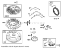 Flywheel Assembly Diagram and Parts List for 74590 250000001-250999999 - 2005 Toro Lawn Tractor