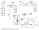 Governor Assembly Diagram and Parts List for 74590 250000001-250999999 - 2005 Toro Lawn Tractor