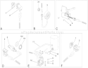 Electrical Switch Assembly Diagram and Parts List for 74590 250000001-250999999 - 2005 Toro Lawn Tractor