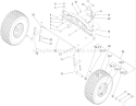 Part Location Diagram of 104-2890 Toro Bushing-Front Axle