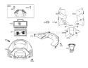Air Cleaner Assembly Diagram and Parts List for 74591 260000001-260999999 - 2006 Toro Lawn Tractor