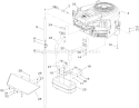 Engine Assembly Diagram and Parts List for 74592 270000001-270000651 - 2007 Toro Lawn Tractor