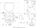 Crankcase Assembly Diagram and Parts List for 74592 270000001-270000651 - 2007 Toro Lawn Tractor