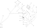 Operation and Travel Pedal Assembly Diagram and Parts List for 74592 270000652-270999999 - 2007 Toro Lawn Tractor