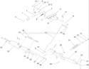 Mower Lift Assembly Diagram and Parts List for 74573 280000001-280999999 - 2008 Toro Lawn Tractor