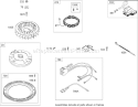 Flywheel Assembly Diagram and Parts List for 74592 270000652-270999999 - 2007 Toro Lawn Tractor