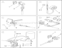 Electrical Starter Assembly Diagram and Parts List for 74592 270000652-270999999 - 2007 Toro Lawn Tractor