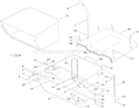 Grass Collector Assembly Diagram and Parts List for 74593 310000001-310999999 - 2010 Toro Lawn Tractor