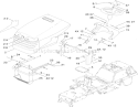Hood and Dash Assembly Diagram and Parts List for 74593 310000001-310999999 - 2010 Toro Lawn Tractor