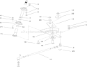 Steering Assembly Diagram and Parts List for 74593 310000001-310999999 - 2010 Toro Lawn Tractor