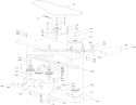Cutting Pan and Drive System Assembly Diagram and Parts List for 74573 310000001-310999999 - 2010 Toro Lawn Mower