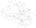 Parking Brake Assembly Diagram and Parts List for 74601 210000001-210999999 - 2001 Toro Lawn Tractor