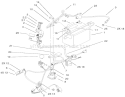 Electrical Assembly Diagram and Parts List for 74601 210000001-210999999 - 2001 Toro Lawn Tractor