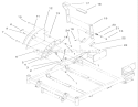 Height-of-Cut Assembly Diagram and Parts List for 74601 220000001-220000912 - 2002 Toro Lawn Tractor