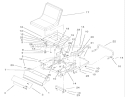 Main Frame Assembly Diagram and Parts List for 74601 220000001-220000912 - 2002 Toro Lawn Tractor