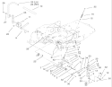 Motion Control Assembly Diagram and Parts List for 74601 220000001-220000912 - 2002 Toro Lawn Tractor