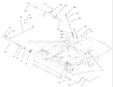Parking Brake Assembly Diagram and Parts List for 74601 220000001-220000912 - 2002 Toro Lawn Tractor