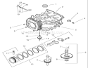 Crankcase Assembly Diagram and Parts List for 74601 220000001-220000912 - 2002 Toro Lawn Tractor