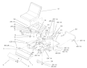 Main Frame Assembly Diagram and Parts List for 74601 220000913-220999999 - 2002 Toro Lawn Tractor
