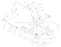 Parking Brake Assembly Diagram and Parts List for 74601 220000913-220999999 - 2002 Toro Lawn Tractor