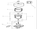 Air Intake / Filtration Assembly Diagram and Parts List for 74601 220000913-220999999 - 2002 Toro Lawn Tractor