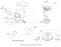 Blower Housing Assembly Diagram and Parts List for 74602 240000001-240999999 - 2004 Toro Lawn Tractor