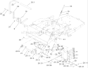 Motion Control System Assembly Diagram and Parts List for 74603 260000001-260999999 - 2006 Toro Lawn Tractor