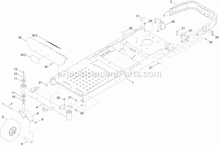 Part Location Diagram of 120-5515 Toro Caster Wheel Asm (cst)