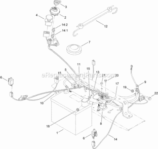 Part Location Diagram of 33003-00 Toro Nut-Hf