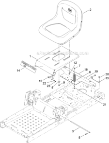 Part Location Diagram of 119-8868 Toro DECAL-TIMECUTTER