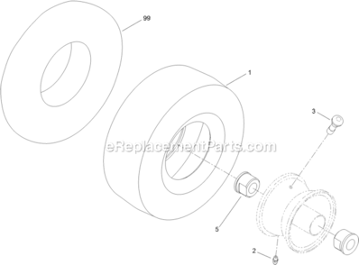 Caster_Wheel_Assembly_No_110-6785 Diagram and Parts List for 74621 312000001-312999999 Toro Lawn Tractor