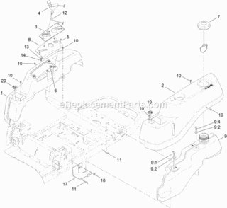 Part Location Diagram of 121-0772 Toro Decal-Panel, Control