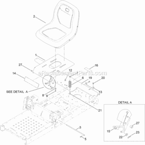 Part Location Diagram of 131-1039-03 Toro Support-pod wide
