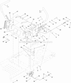 Motion_Control_Assembly Diagram and Parts List for 74632 311000001 - 311999999 Toro Lawn Tractor