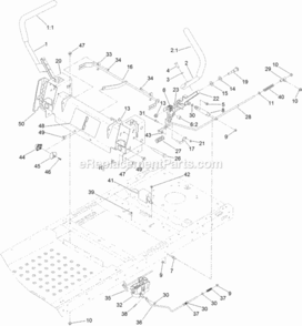 Motion_Control_Assembly Diagram and Parts List for 74635 314000001 - 314999999 Toro Lawn Tractor