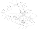 Parking Brake Assembly Diagram and Parts List for 74701 210000001-210999999 - 2001 Toro Lawn Tractor