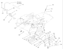 Motion Control Assembly Diagram and Parts List for 74701 220000001-220999999 - 2002 Toro Lawn Tractor