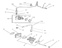 Fuel System Assembly Diagram and Parts List for 74701 230000001-230999999 - 2003 Toro Lawn Tractor