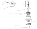 Starting System Assembly Diagram and Parts List for 74701 230000001-230999999 - 2003 Toro Lawn Tractor
