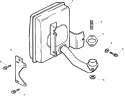 Exhaust Assembly Diagram and Parts List for 74603 260000001-260999999 - 2006 Toro Lawn Tractor