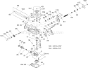 LH Hydro Transaxle Assembly Diagram and Parts List for 74702 240000001-240000199 - 2004 Toro Lawn Tractor